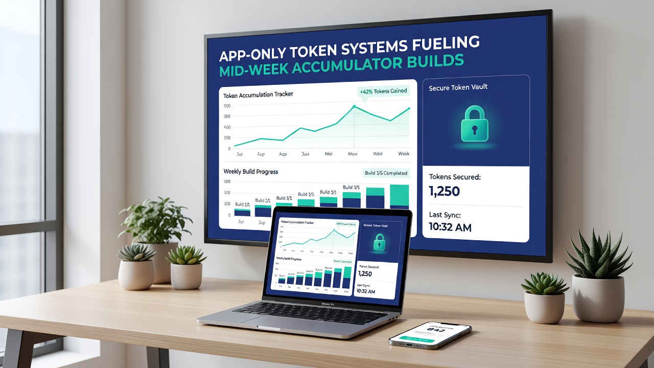 Infographic showing mid-week accumulator token usage statistics