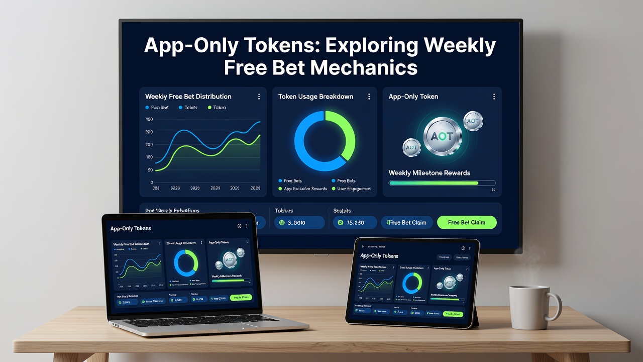 User dashboard displaying active app-only tokens and redemption options