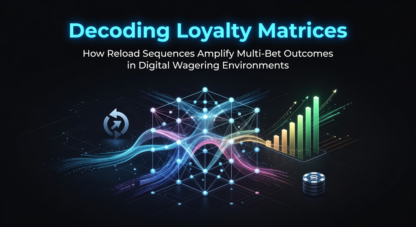 Visual representation of loyalty matrices in digital wagering platforms showing interconnected reload sequences and multi-bet pathways