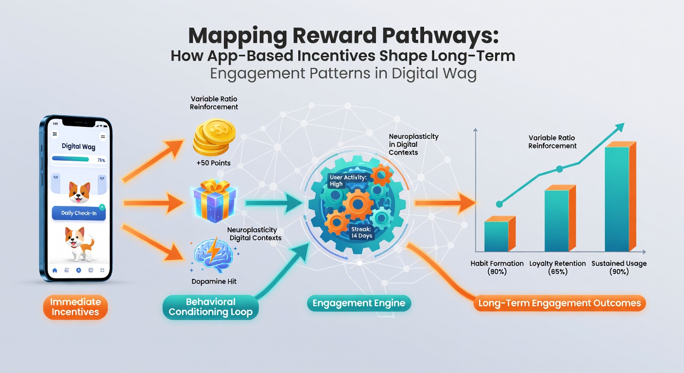 Analytics dashboard showing long-term engagement trends from app-based wagering incentives