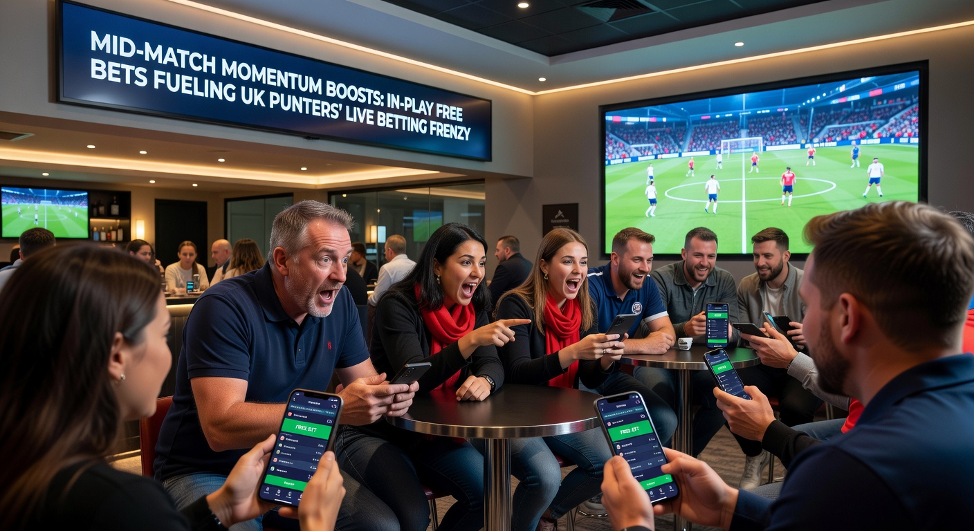 Graph illustrating live betting volume spikes correlated with in-play free bet activations during major UK sports events