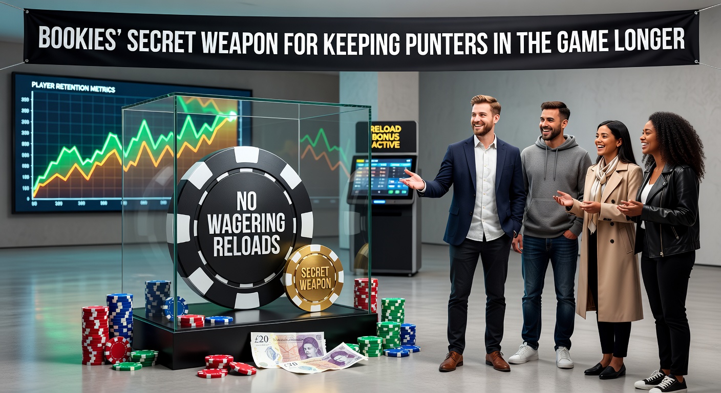 Graphic showing a reload bonus notification on a betting app, highlighting instant cash value without wagering requirements