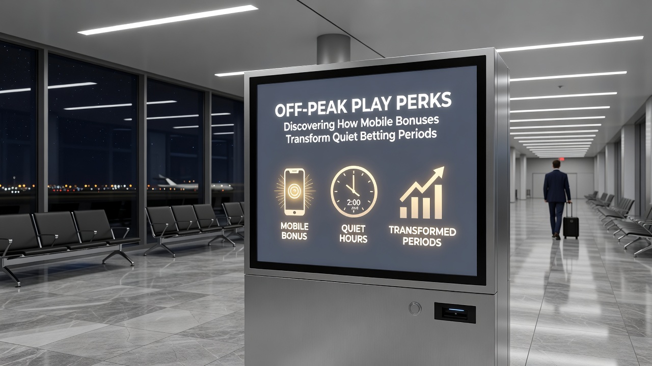 Smartphone screen showing a mobile betting app with active off-peak bonus notification