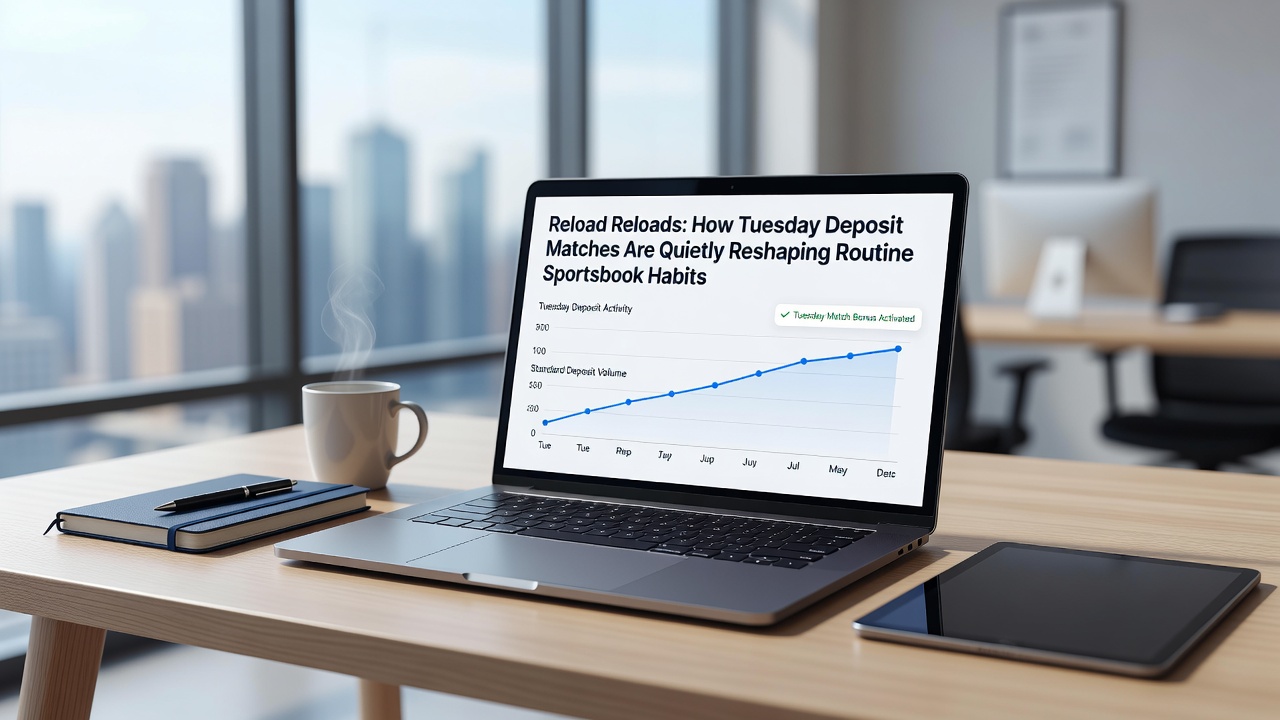 Bettors reviewing deposit options and reload bonus terms on sportsbook platforms