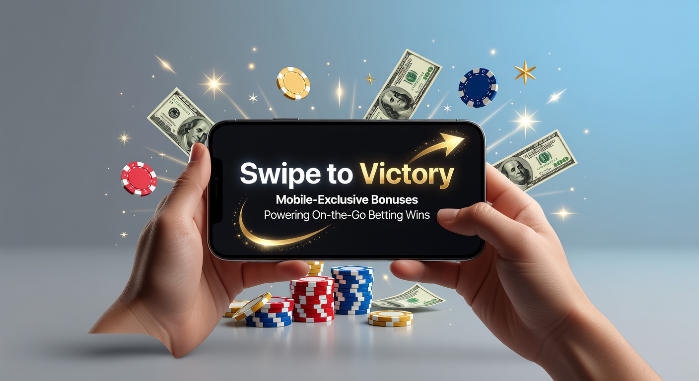 Smartphone displaying a vibrant mobile betting app with exclusive bonus notifications and live odds scrolling across the screen